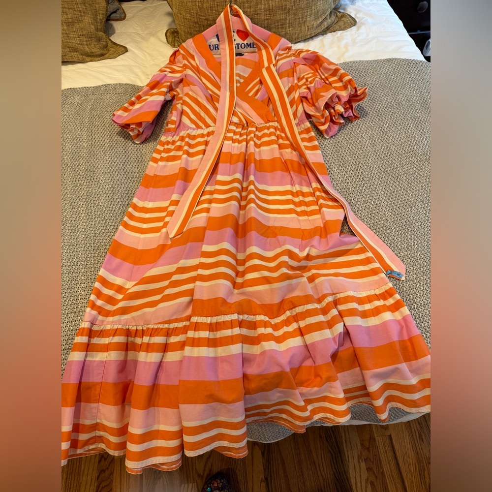 ELOQUII Pink/Orange Dress